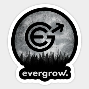 Vintage Evergrow EGC Coin To The Moon Crypto Token Cryptocurrency Blockchain Wallet Birthday Gift For Men Women Kids Sticker